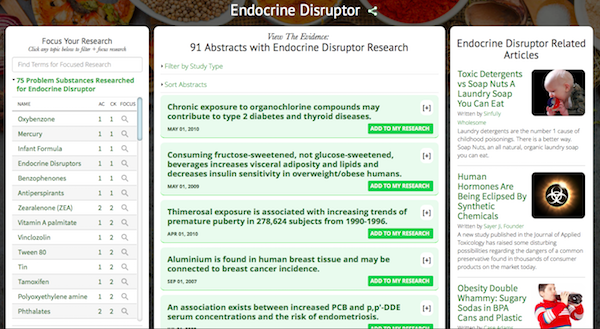 Endocrine Disruptor Research Dashboard